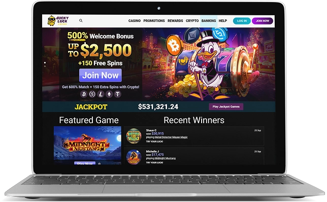 Ducky Luck Casino Australia Desktop